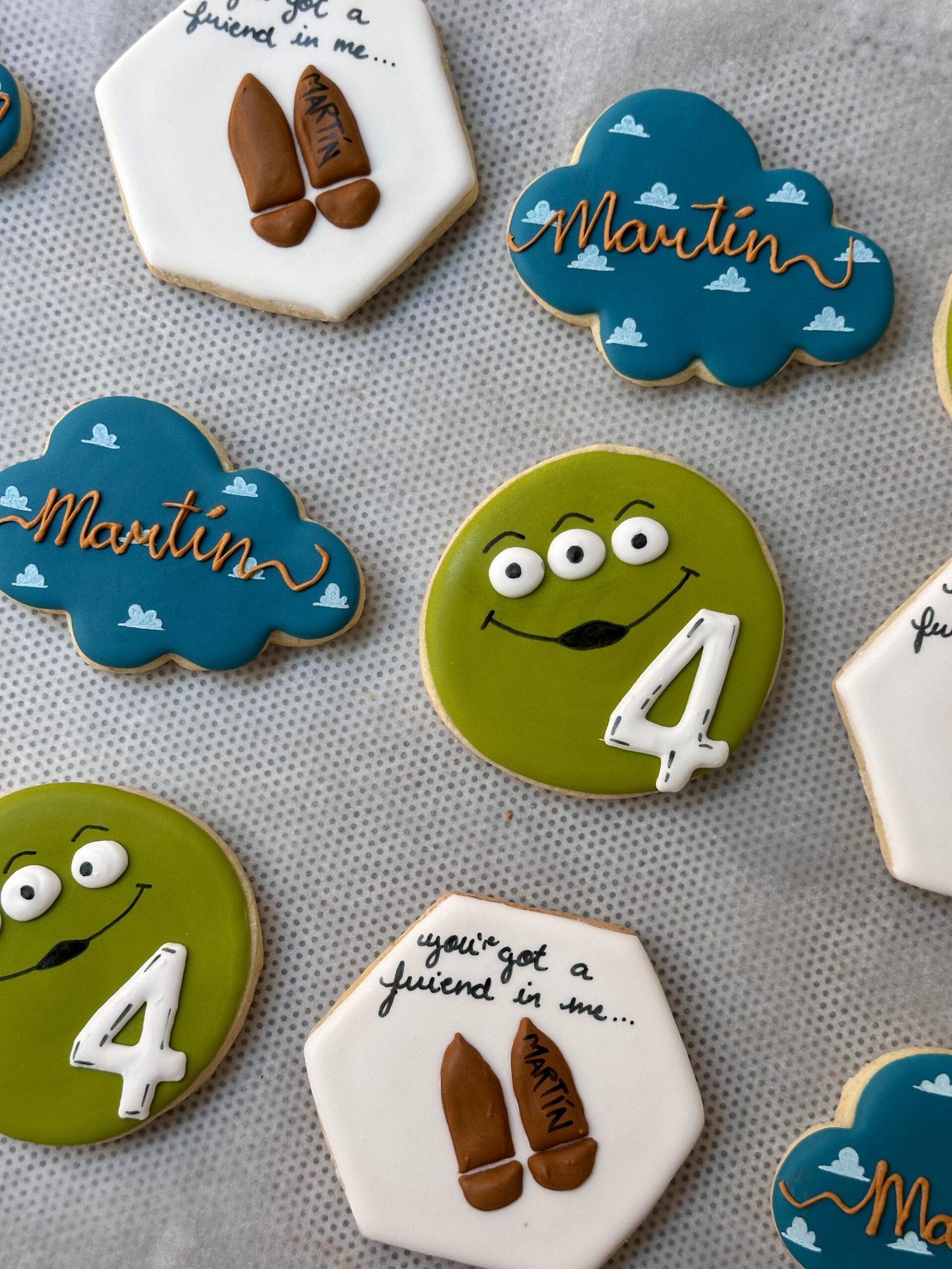 Mesa dulce con cupcakes