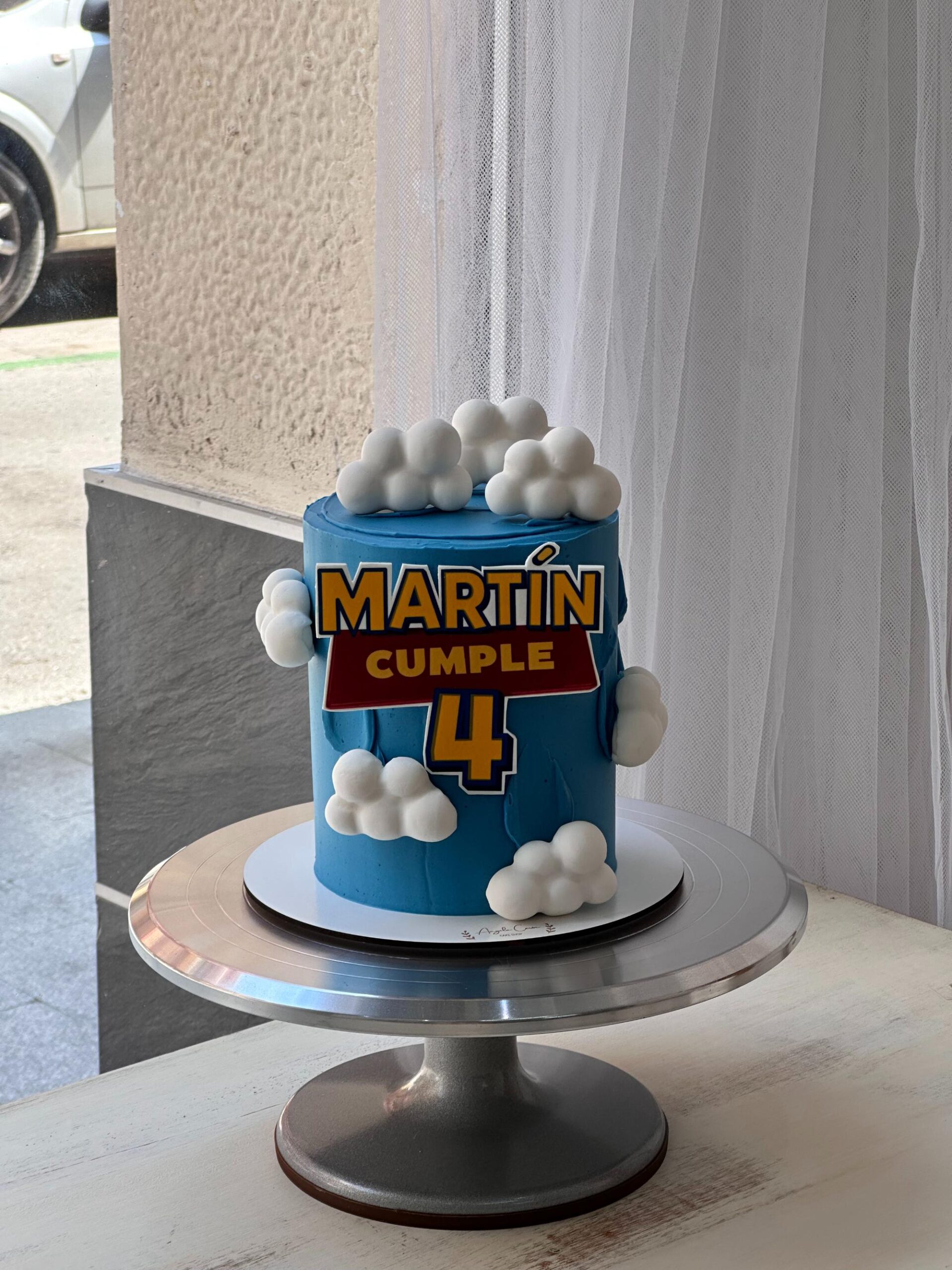 Tarta de cumpleaños decorada