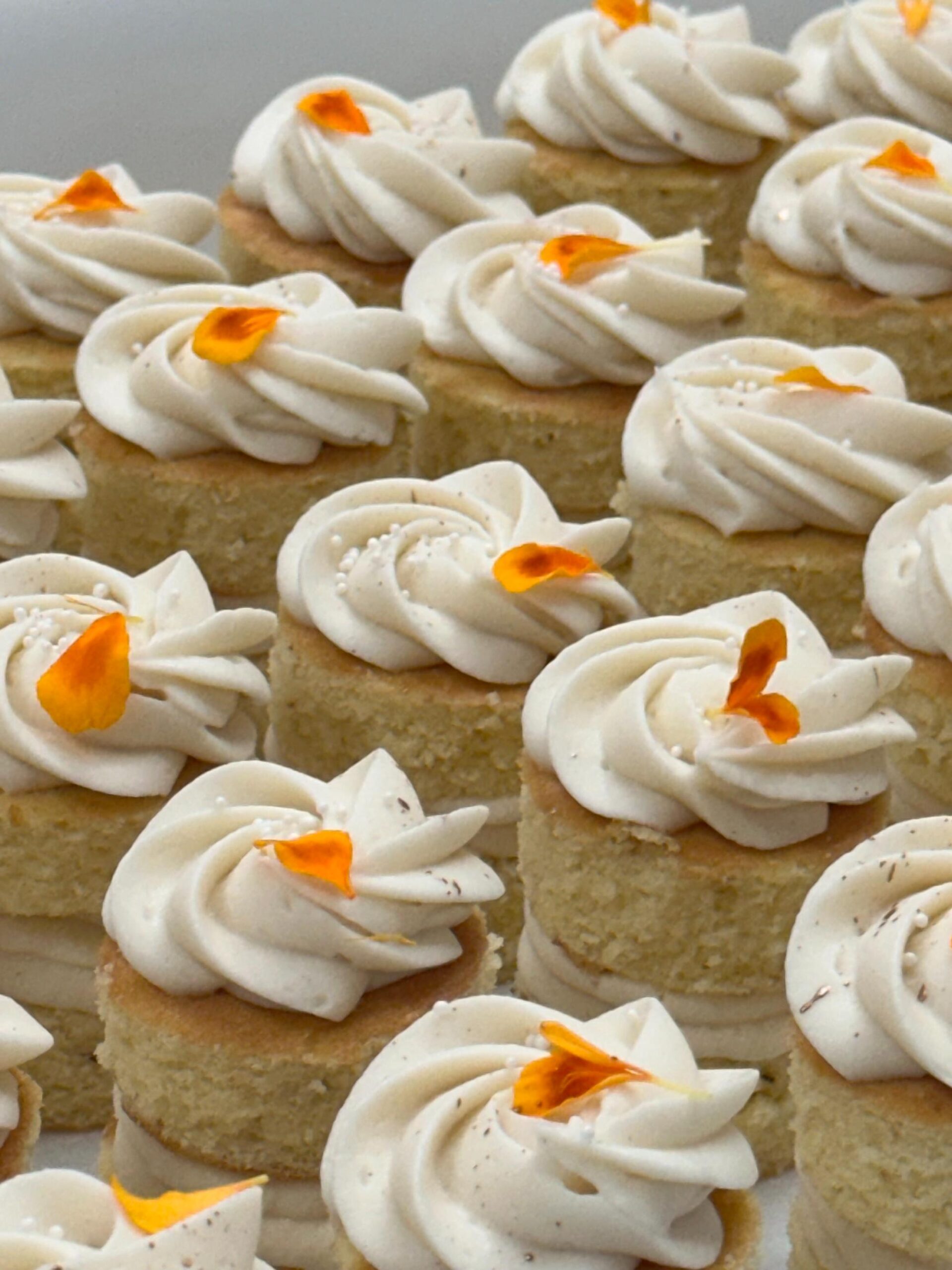 Primer plano de un glaseado suave en pastel